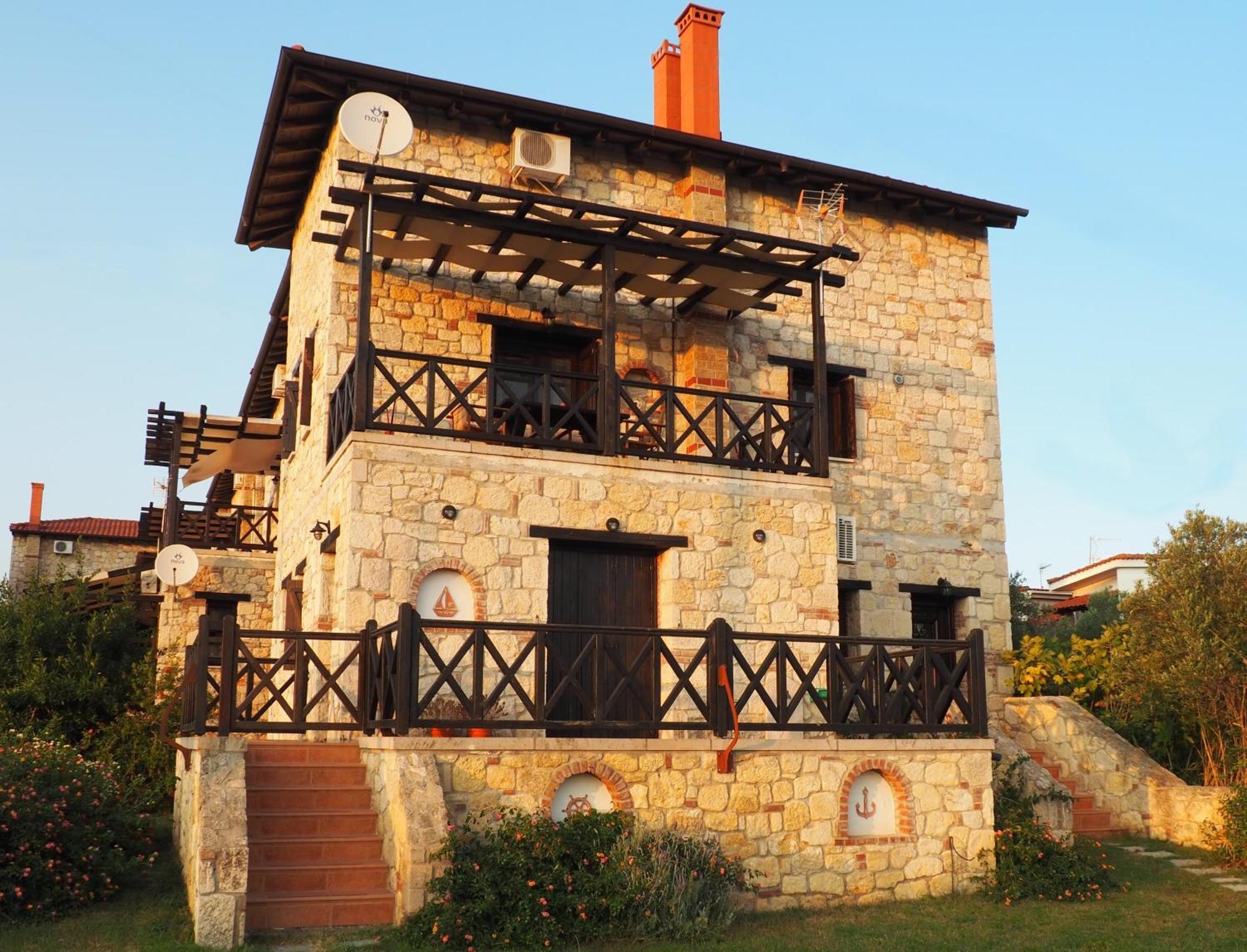 Halkidiki Luxurious Stonehouses プサコウディア エクステリア 写真